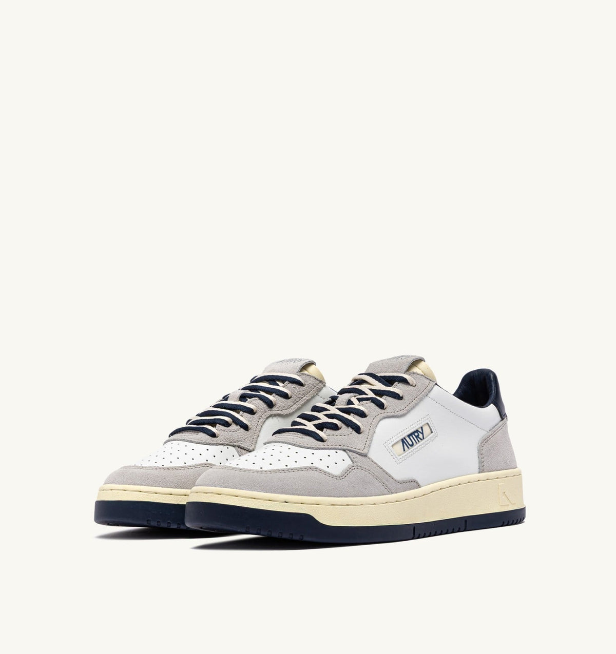 Man MEDALIST LOW SNEAKERS IN VAPOR AND SPACE SUEDE AND LEATHER