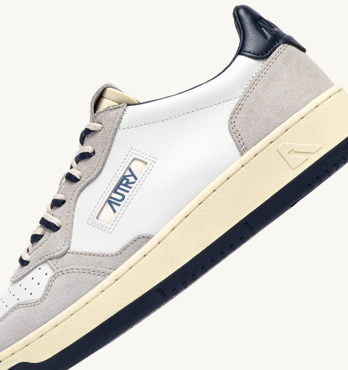 Man MEDALIST LOW SNEAKERS IN VAPOR AND SPACE SUEDE AND LEATHER