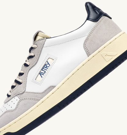 Man MEDALIST LOW SNEAKERS IN VAPOR AND SPACE SUEDE AND LEATHER