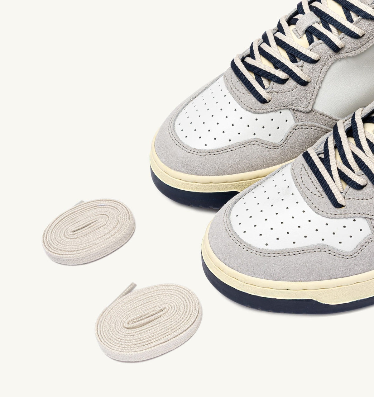 Man MEDALIST LOW SNEAKERS IN VAPOR AND SPACE SUEDE AND LEATHER