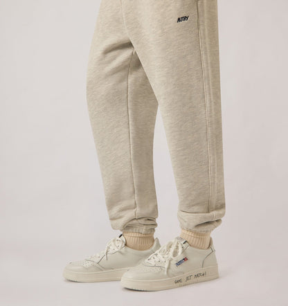 Man MEDALIST LOW SNEAKERS IN WHITE LEATHER WITH LETTERING