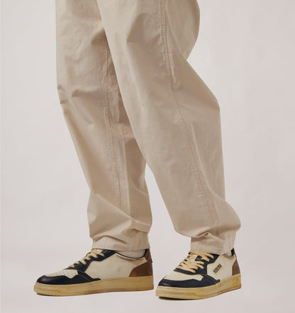 Man MEDALIST LOW SUPER VINTAGE SNEAKERS IN WHITE COPPER AND SPACE LEATHER