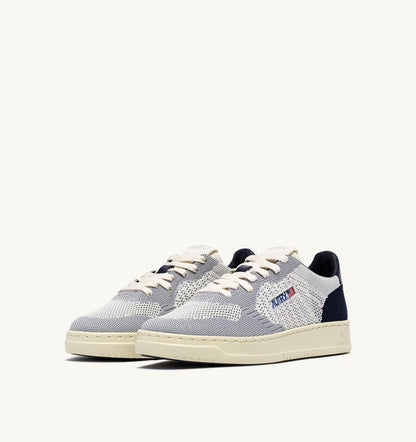Man MEDALIST EASEKNIT LOW SNEAKERS IN IVORY WHITE SPACE AND LOFT KNIT