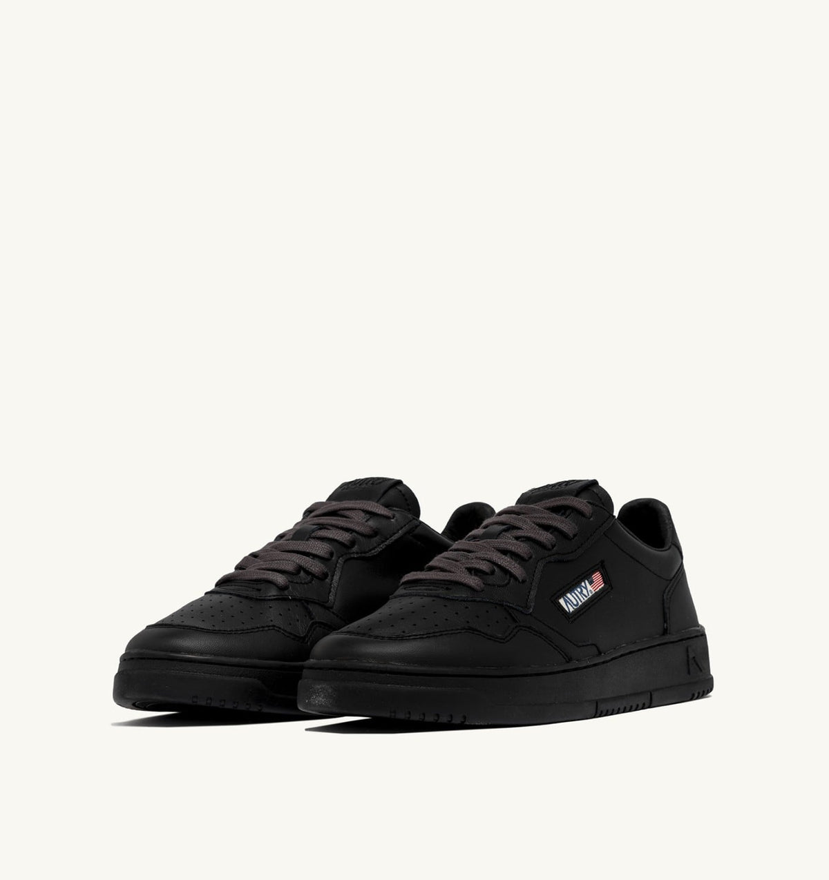 Man MEDALIST LOW SNEAKERS IN METEORITE LEATHER