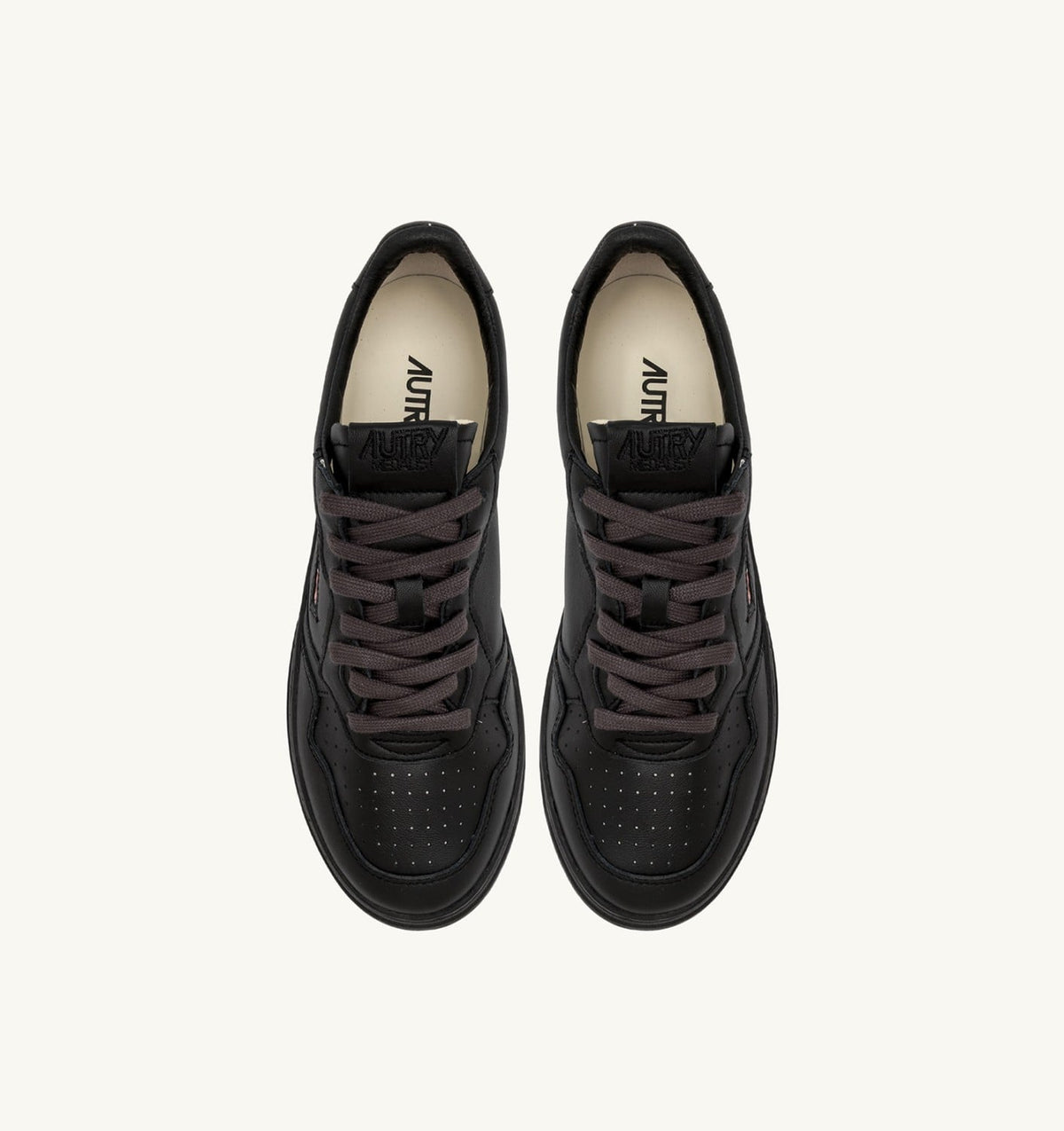 Man MEDALIST LOW SNEAKERS IN METEORITE LEATHER