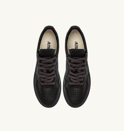 Man MEDALIST LOW SNEAKERS IN METEORITE LEATHER