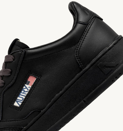 Man MEDALIST LOW SNEAKERS IN METEORITE LEATHER