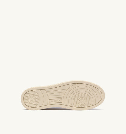 Man MEDALIST LOW TRICOLOR SNEAKERS IN SUEDE COLOR ANTELOPE WHITE AND BROWN MUSCAT