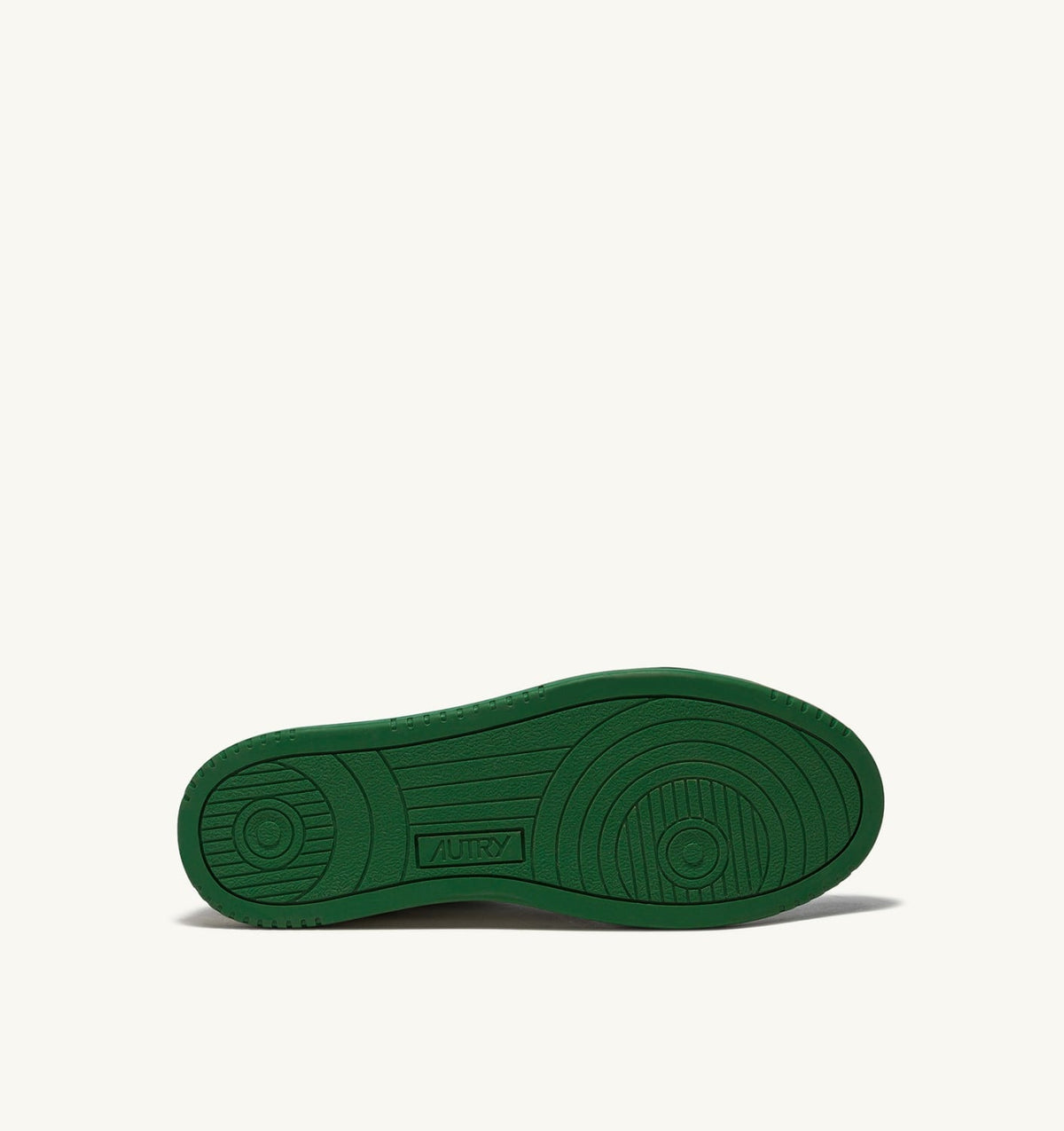 Man MEDALIST LOW BICOLOR SNEAKERS IN WHITE AND GREEN LEATHER