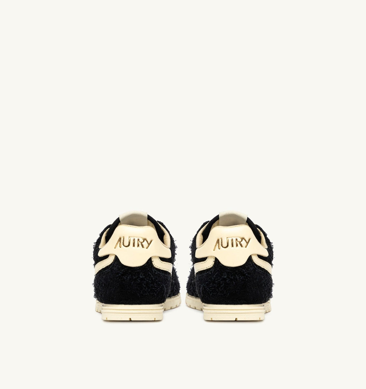 Man WINDSPIN SNEAKERS IN BLACK AND RUTABAGA SUEDE AND LEATHER