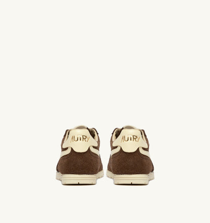 Man WINDSPIN SNEAKERS IN TUNDRA AND RUTABAGA SUEDE AND LEATHER
