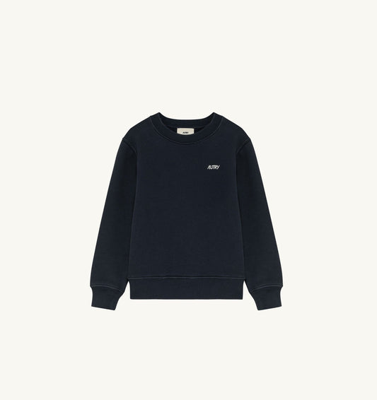 Kid CREWNECK SWEATSHIRT WITH EMBROIDERED AUTRY LOGO KIDS