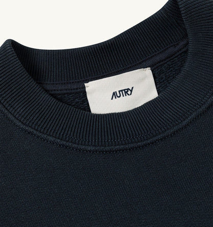 Kid CREWNECK SWEATSHIRT WITH EMBROIDERED AUTRY LOGO KIDS