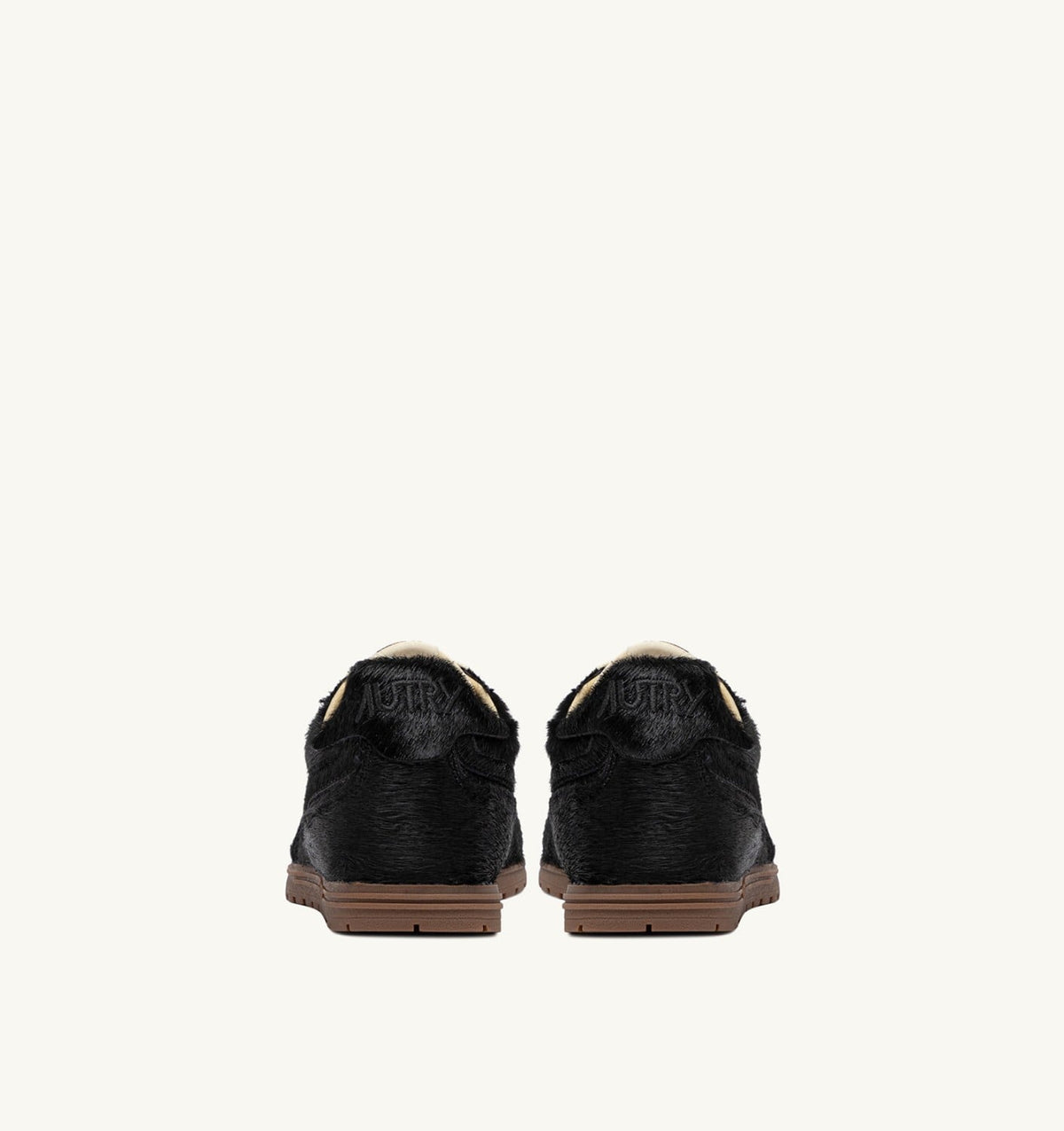 Woman WINDSPIN SNEAKERS IN BLACK PONY HAIR EFFECT