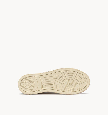 Woman MEDALIST LOW SUPER VINTAGE SNEAKERS IN ASH AND SEA LEATHER