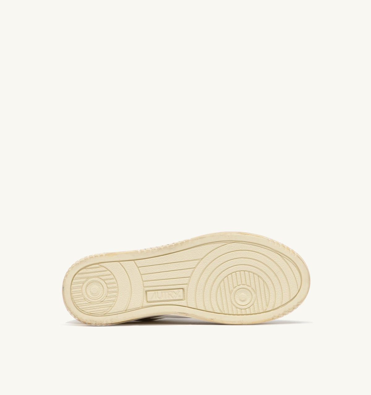 Woman MEDALIST LOW SUPER VINTAGE SNEAKERS IN VANILLA WHITE AND MAUVE LEATHER