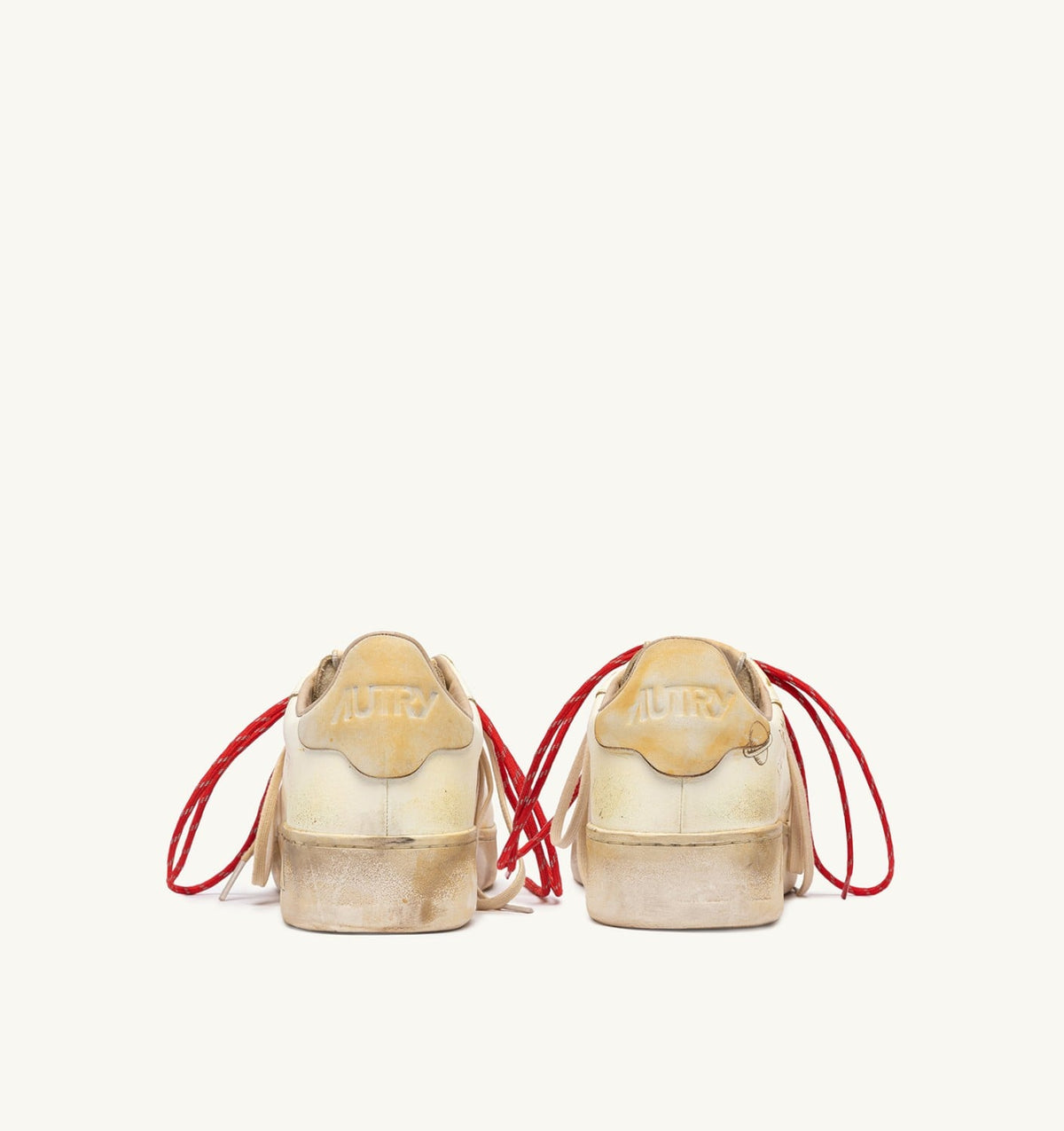 Woman DALLAS LOW SUPER VINTAGE SNEAKERS IN MARSHMALLOW LEATHER
