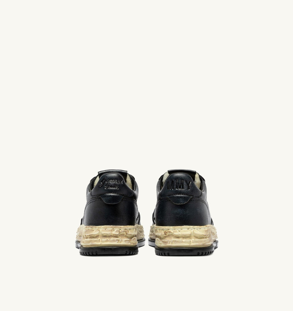 Woman MEDALIST LOW SUPER VINTAGE 'Autry x Maison MIHARA YASUHIRO General Scale.' SNEAKERS IN BLACK LEATHER