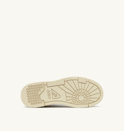 Woman CLC LOW SNEAKERS IN WHITE LEATHER AND SILVER SUEDE