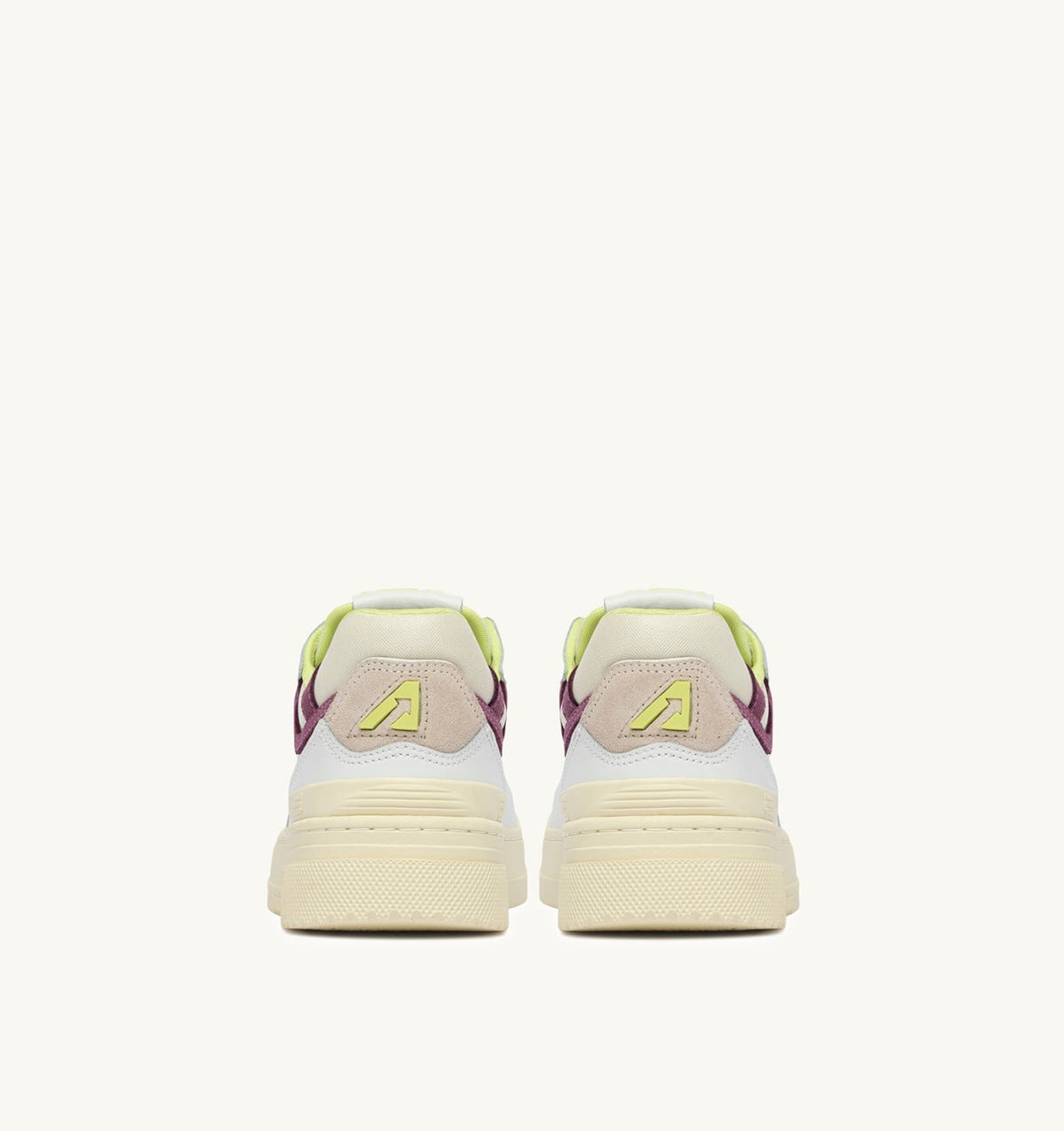Woman SNEAKERS CLC LOW IN WHITE AND FIRENZE LEATHER