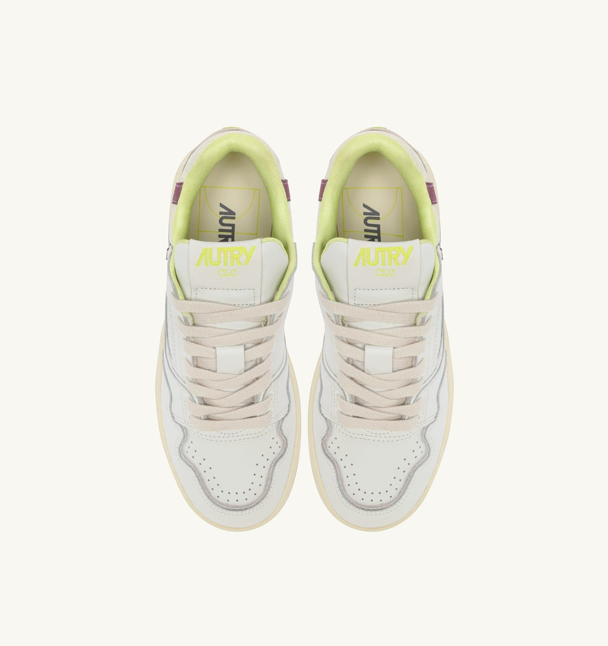 Woman SNEAKERS CLC LOW IN WHITE AND FIRENZE LEATHER