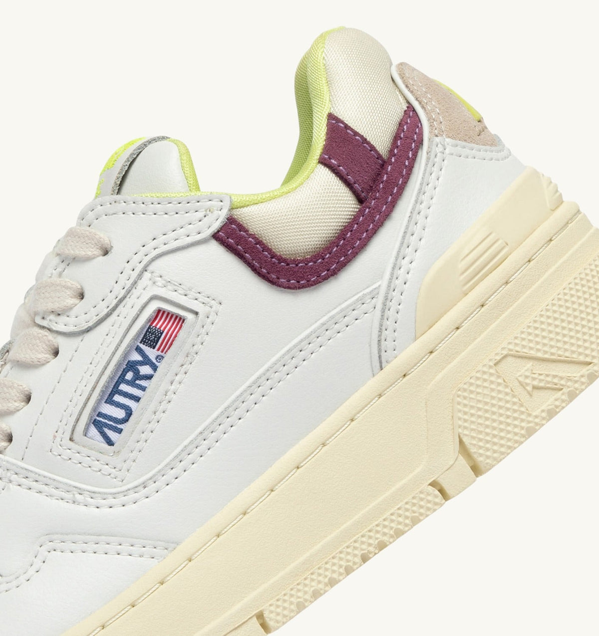 Woman SNEAKERS CLC LOW IN WHITE AND FIRENZE LEATHER