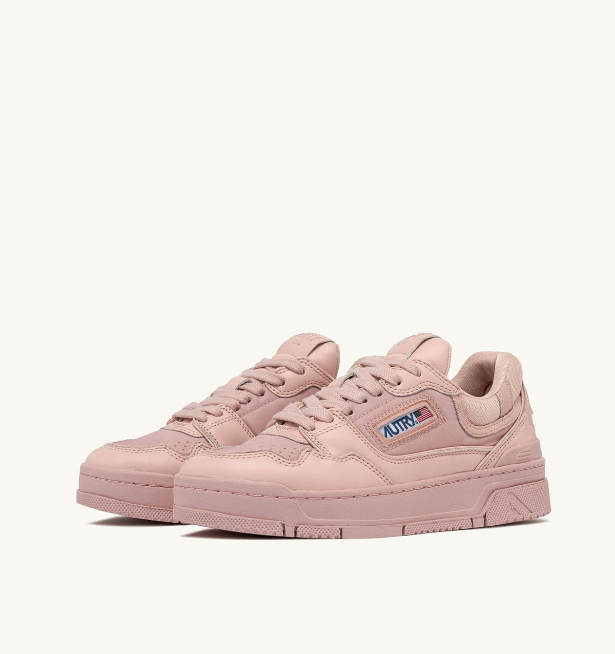 Woman CLC LOW SNEAKERS IN PEACH WHIP LEATHER