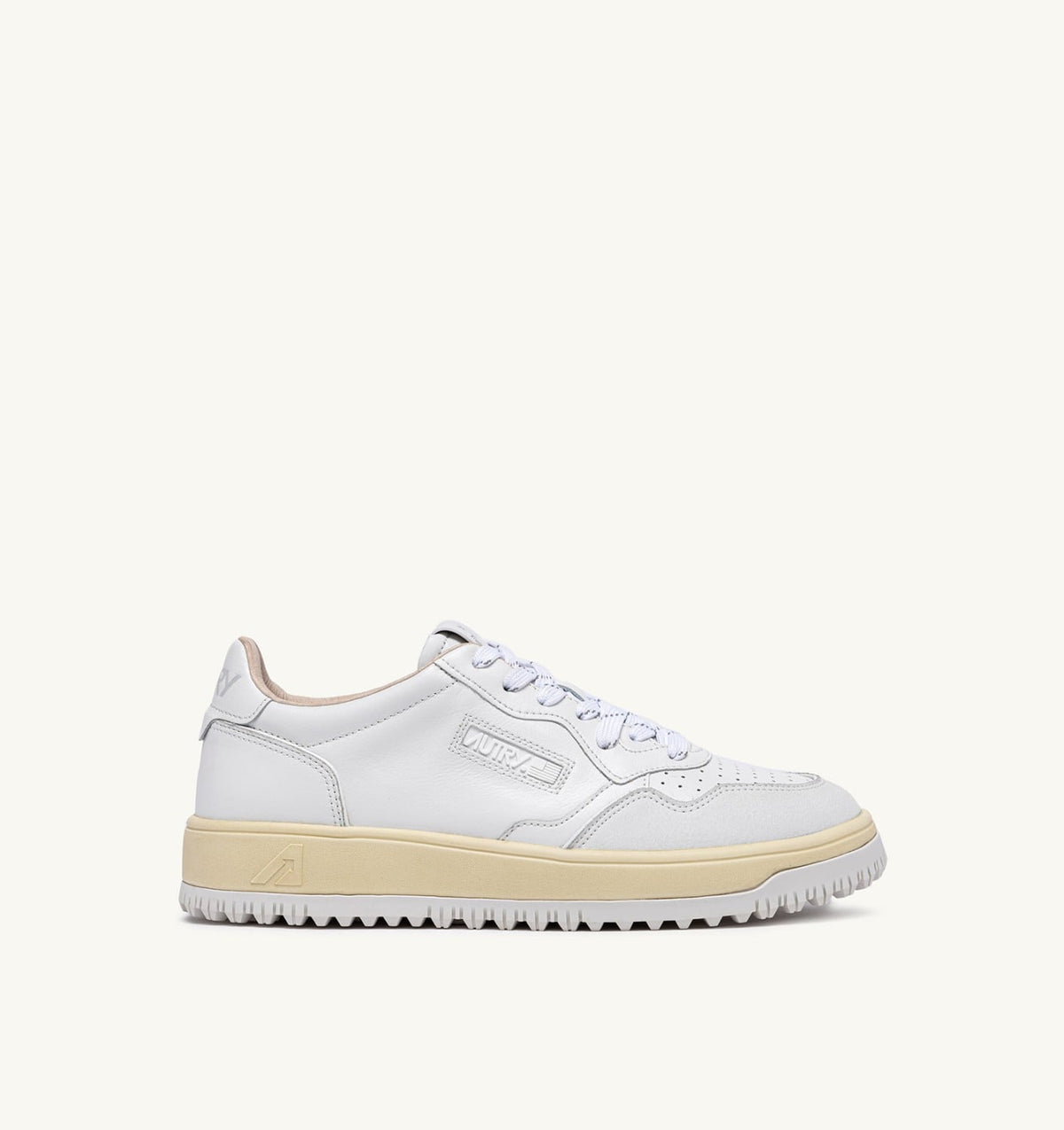 Woman GOLF LOW SNEAKERS IN WHITE LEATHER