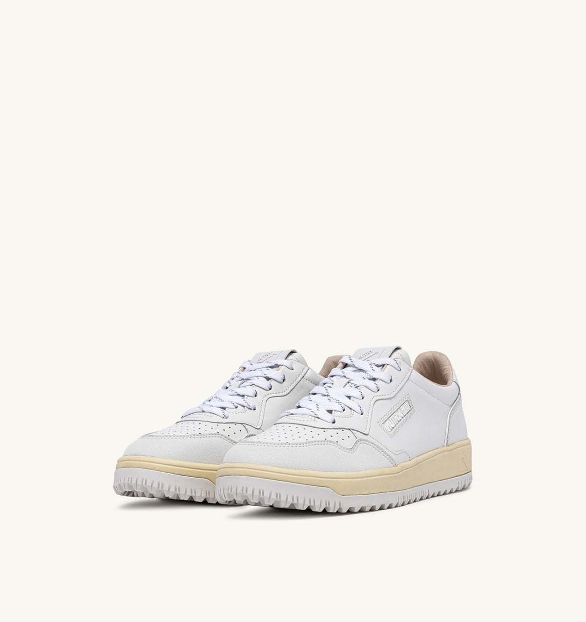 Woman GOLF LOW SNEAKERS IN WHITE LEATHER