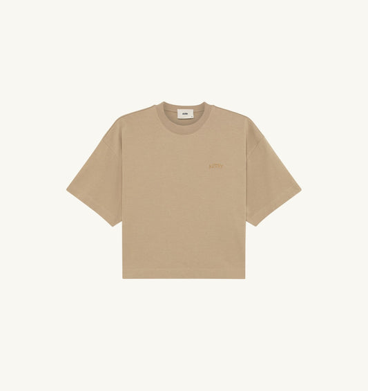 Woman BOXY T-SHIRT WITH TONAL LOGO FOR WOMAN