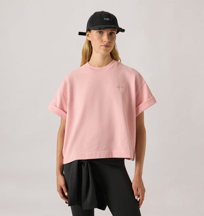 Woman BOXY T-SHIRT WITH TONAL LOGO FOR WOMAN