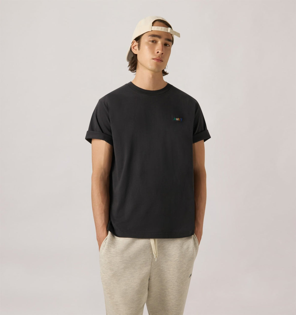 Woman|Man T-SHIRT WITH MULTICOLOR LOGO UNISEX