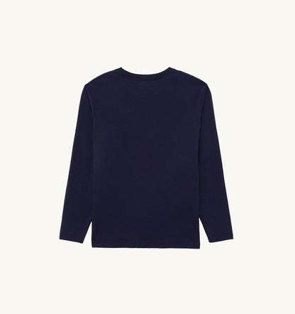 Woman|Man LONG-SLEEVE EMBROIDERED LOGO TEE UNISEX