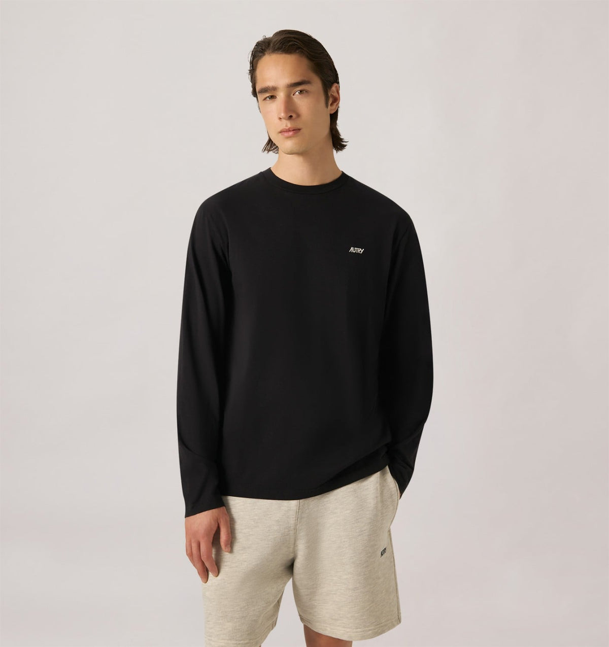 Woman|Man LONG-SLEEVE T-SHIRT WITH EMBROIDERED LOGO UNISEX