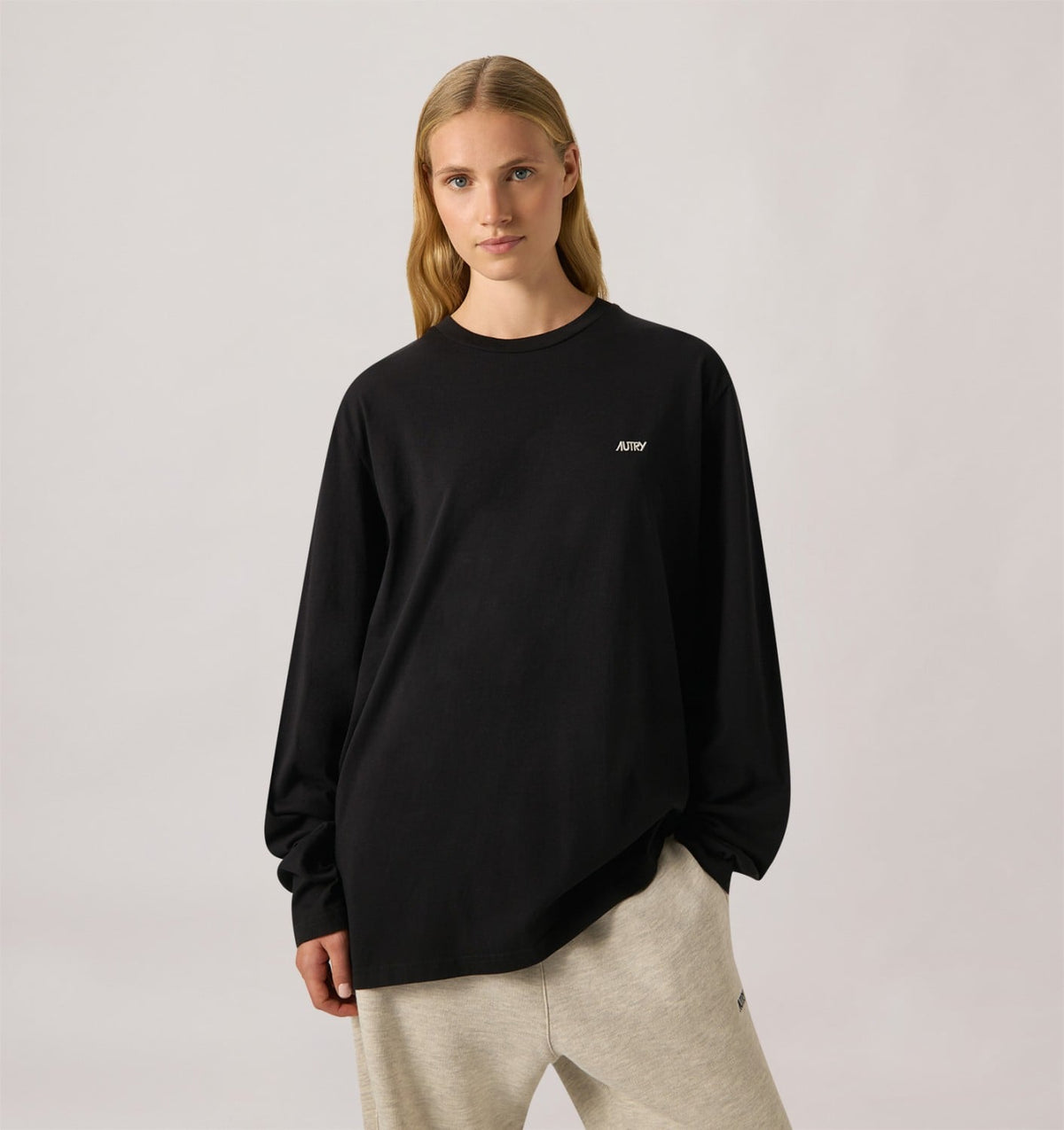 Woman|Man LONG-SLEEVE T-SHIRT WITH EMBROIDERED LOGO UNISEX