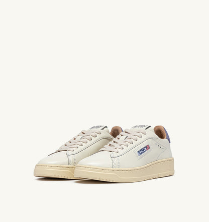 Woman DALLAS LOW SNEAKERS IN MARSHMALLOW AND TEMPEST LEATHER