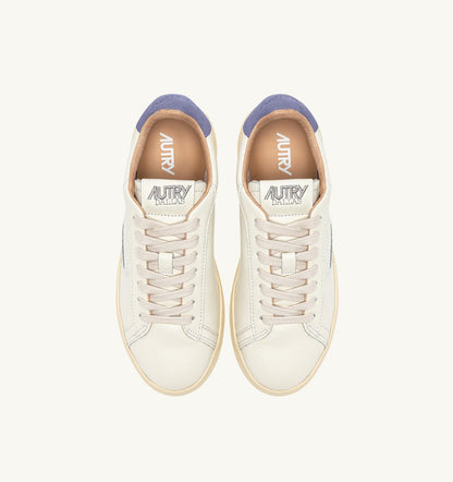 Woman DALLAS LOW SNEAKERS IN MARSHMALLOW AND TEMPEST LEATHER