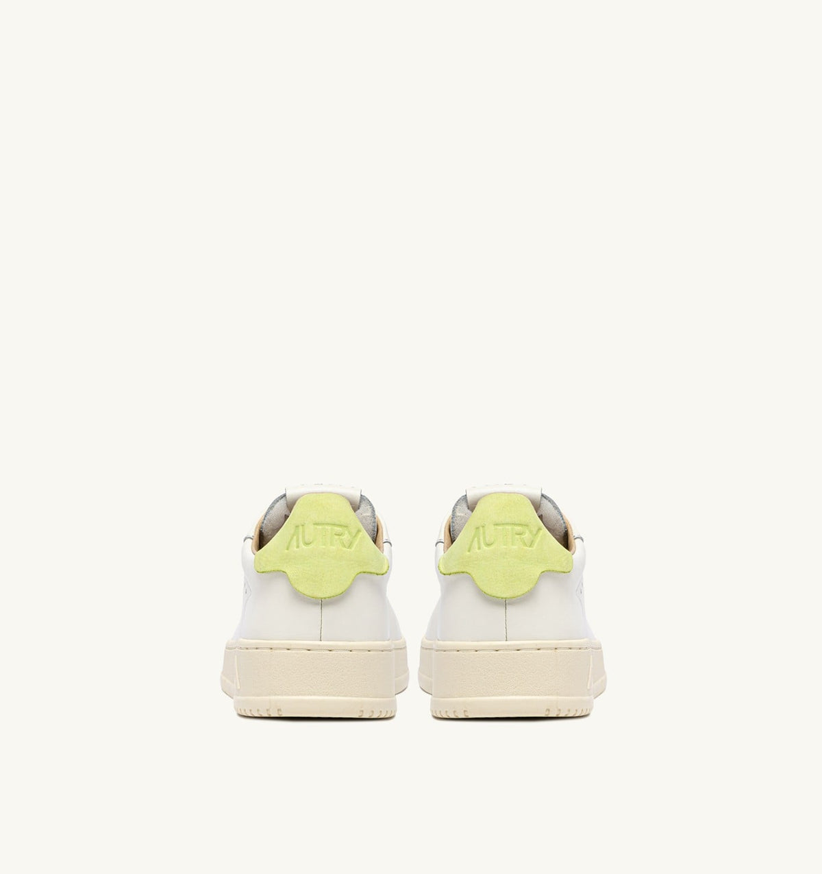 Woman DALLAS LOW SNEAKERS IN DAIQUIRI GREEN AND MARSHMALLOW LEATHER