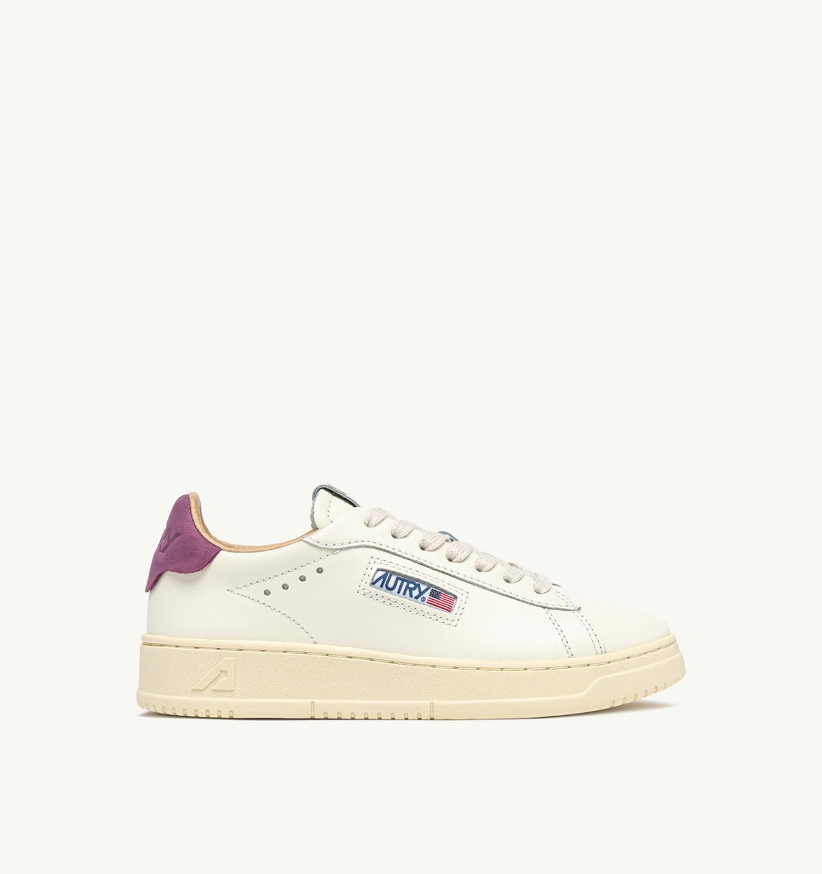 Woman DALLAS LOW SNEAKERS IN FLORENCE AND MARSHMALLOW LEATHER