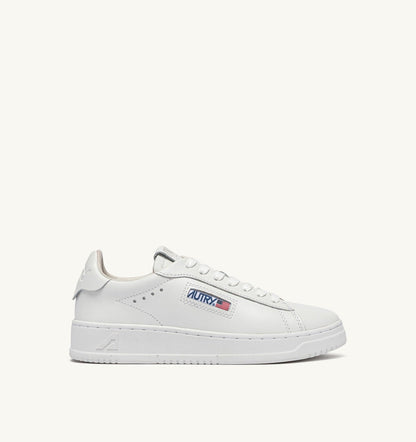 Woman DALLAS LOW SNEAKERS IN WHITE LEATHER