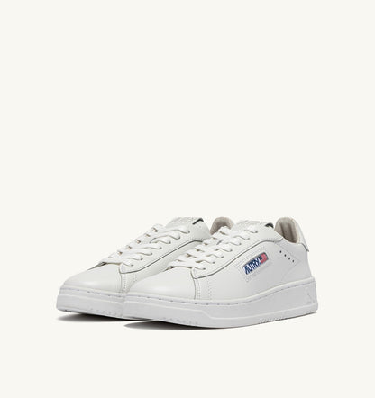 Woman DALLAS LOW SNEAKERS IN WHITE LEATHER