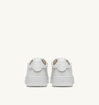 Woman DALLAS LOW SNEAKERS IN WHITE LEATHER