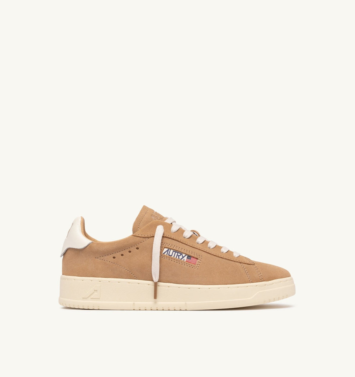 Woman DALLAS LOW SNEAKERS IN PEANUT SUEDE