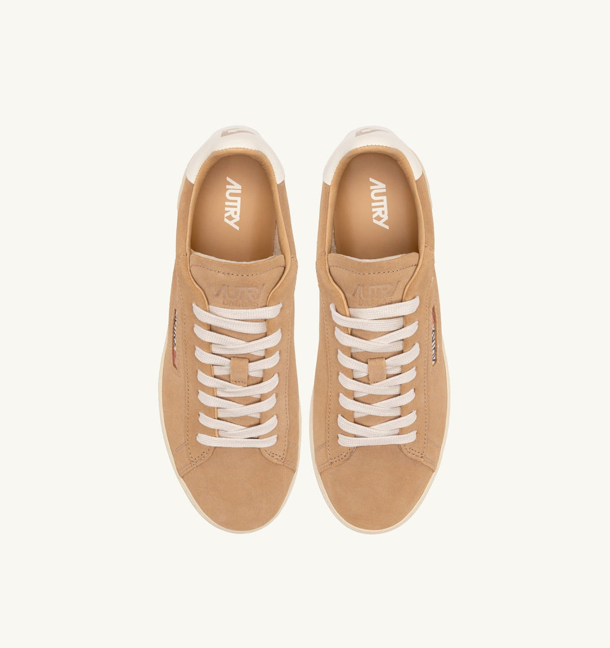 Woman DALLAS LOW SNEAKERS IN PEANUT SUEDE