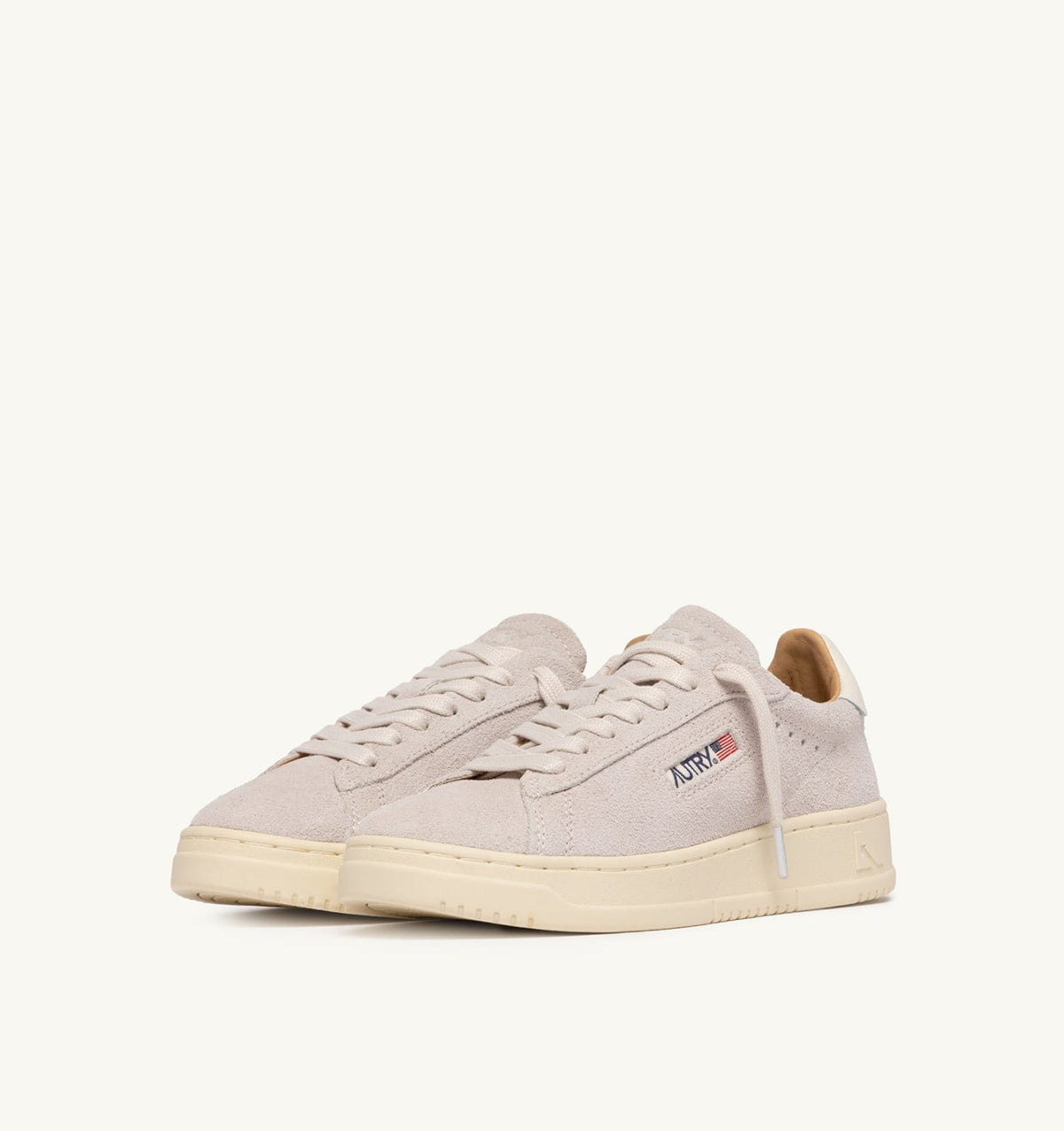 Woman DALLAS LOW SNEAKERS IN WHITE SUEDE