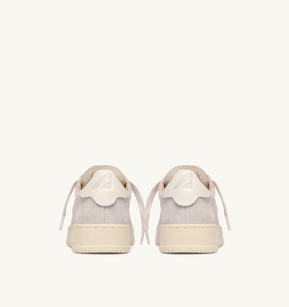 Woman DALLAS LOW SNEAKERS IN WHITE SUEDE