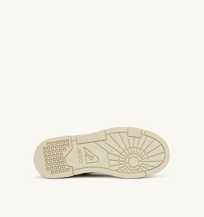 Woman CLC LOW SNEAKERS IN PLATINUM LEATHER AND SUEDE