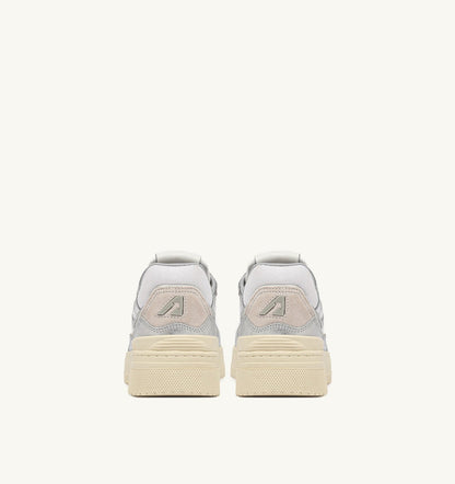 Woman CLC LOW SNEAKERS IN SILVER-TONE LEATHER