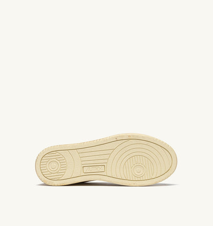 Woman MEDALIST LOW SUPER VINTAGE SNEAKERS IN GUN AND GREEN LEATHER