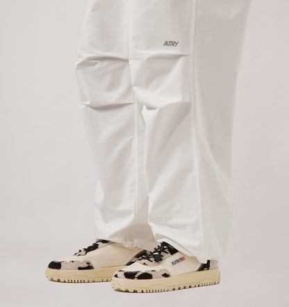 Woman WILDPACE LOW SNEAKERS IN MARSHMALLOW AND COW CORDURA AND LEATHER